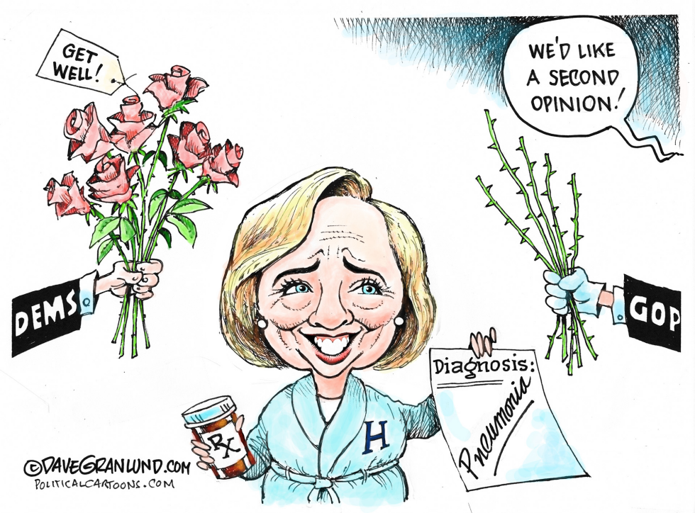  HILLARY DIAGNOSIS by Dave Granlund