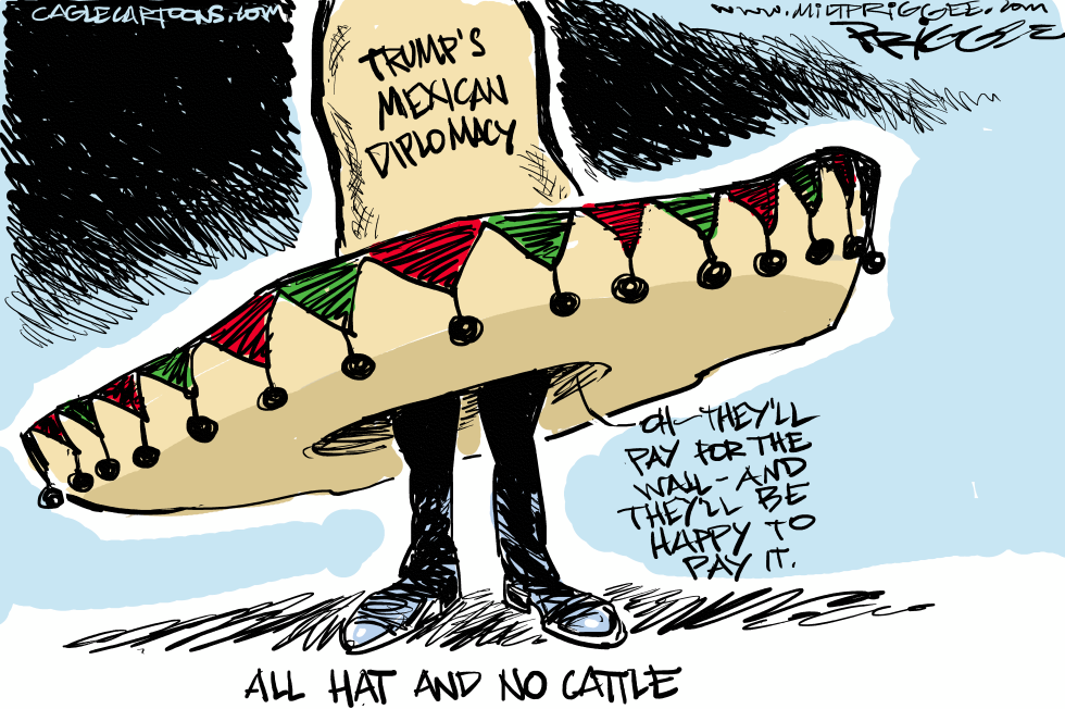 Trump down south