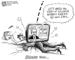 HILLARY'S HEALTH by Adam Zyglis