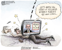 HILLARY'S HEALTH  by Adam Zyglis