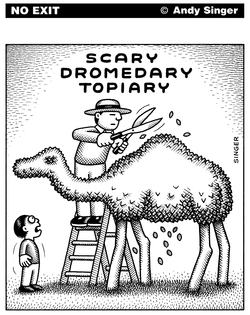 Scary Dromedary Topiary