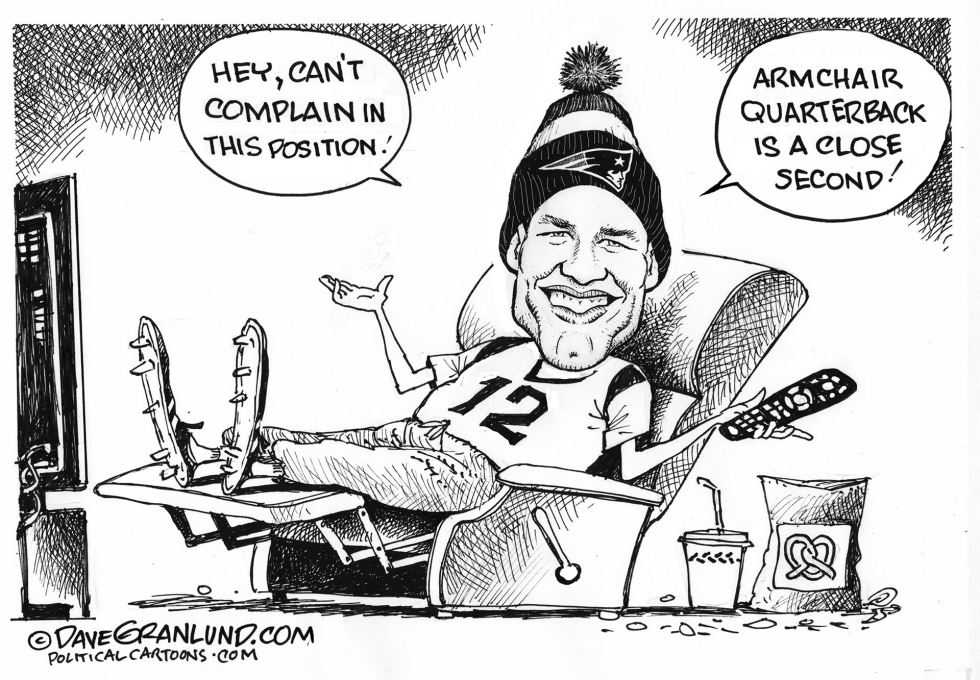 Tom Brady armchair QB