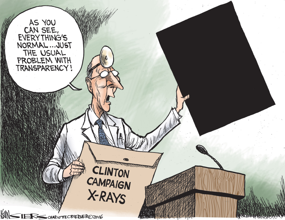  CLINTONS X-RAYS by Kevin Siers