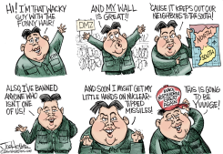 NORTH KOREA by Joe Heller