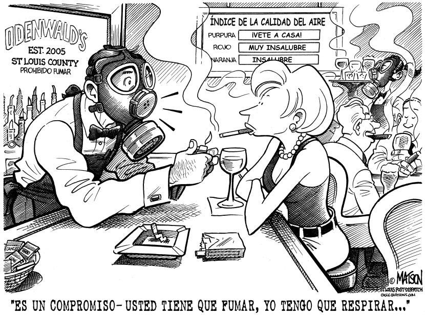 Compromiso de la prohibicion para fumar