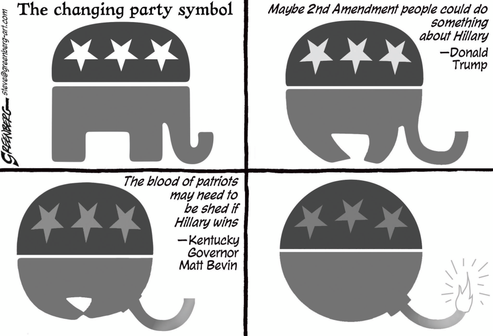 GOP logo bw