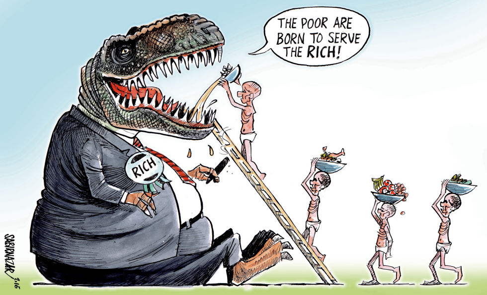 The Poor Are Born to Serve the Rich