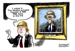 TRUMP ADMITS OBAMA WAS BORN IN THE US by Jimmy Margulies