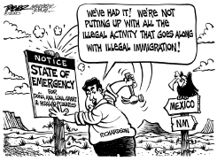 BORDER STATE OF EMERGENCY by John Trever