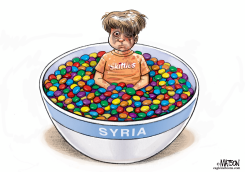 A BOWL OF SKITTLES FROM SYRIA by R.J. Matson