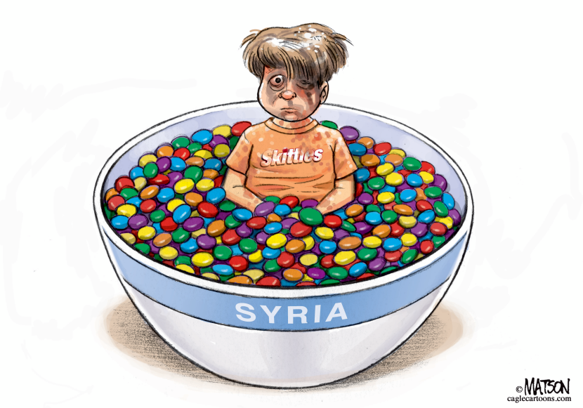 A Bowl of Skittles from Syria-COLOR