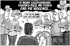 LOCAL-CA ENDING PIE VIOLENCE by Monte Wolverton