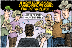 LOCAL-CA ENDING PIE VIOLENCE by Monte Wolverton