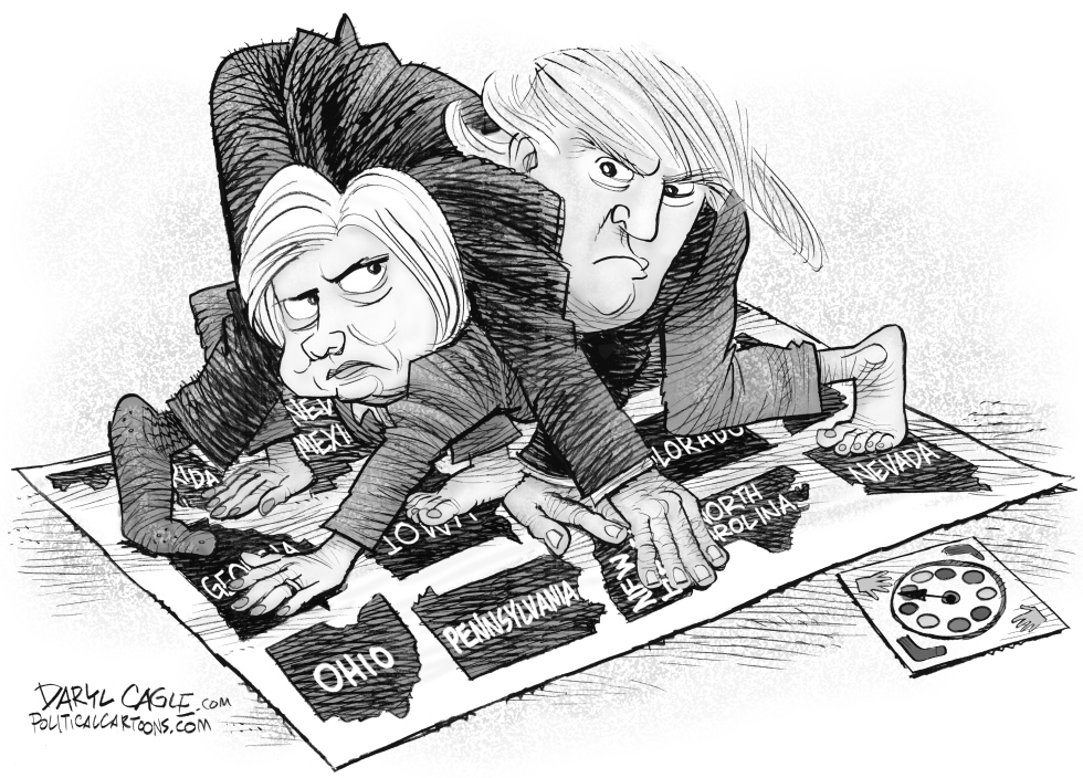 Hillary and Trump Twister