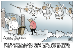 ARNOLD PALMER,  by Randy Bish