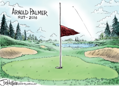 ARNOLD PALMER by Joe Heller