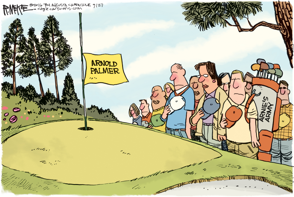  ARNOLD PALMER by Rick McKee