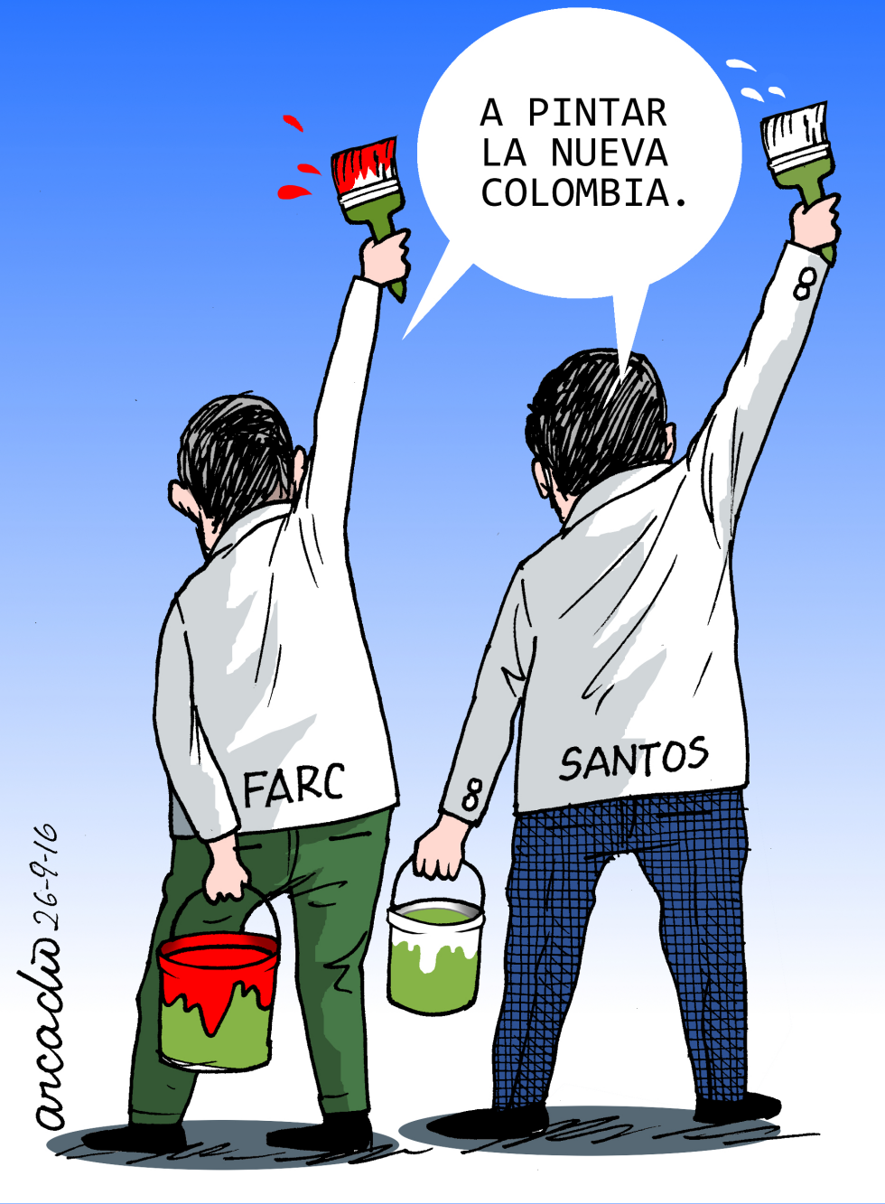  PINTANDO LA PAZ by Arcadio Esquivel