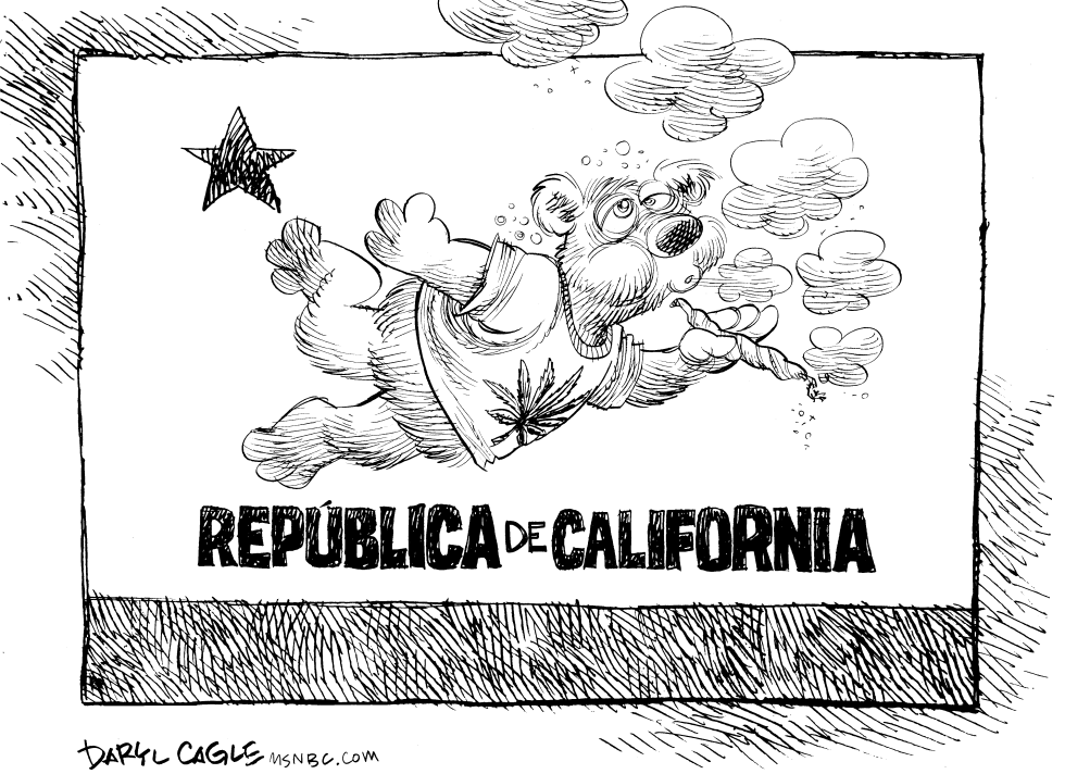  REFERENDUM SOBRE MARIHUANA EN CALIFORNIA by Daryl Cagle