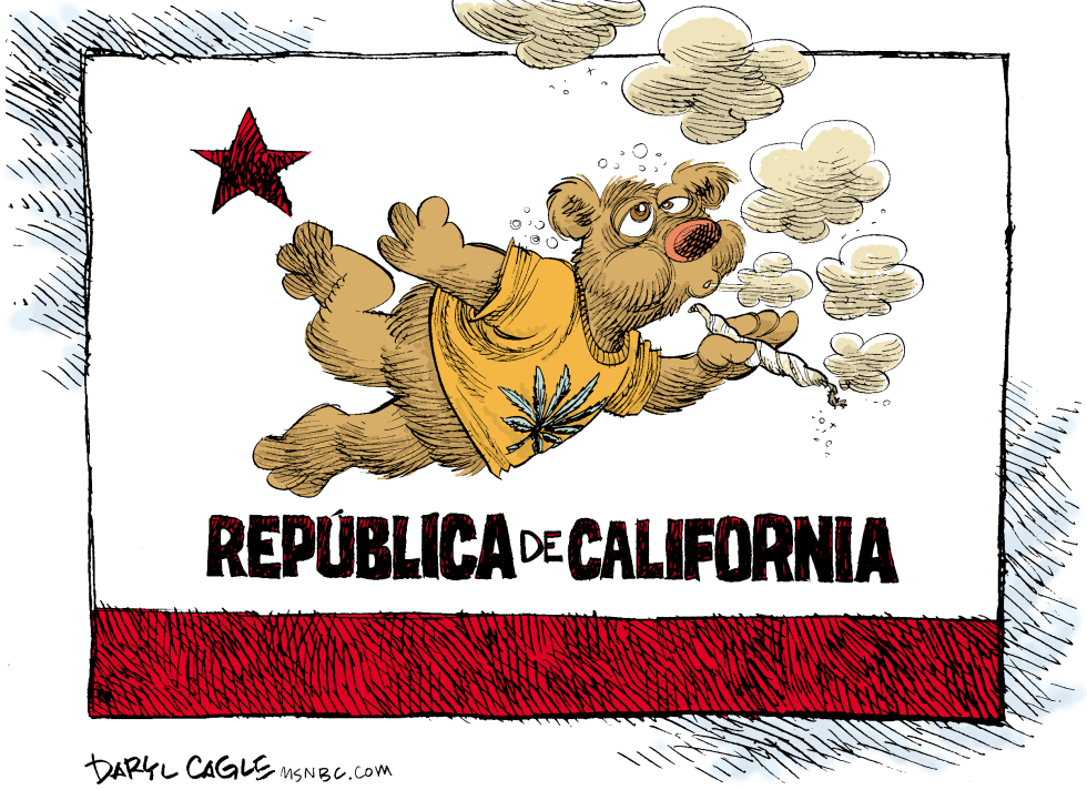  REFERENDUM SOBRE MARIHUANA EN CALIFORNIA  by Daryl Cagle