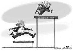 CLINTON AND TRUMP EXCEED DEBATE EXPECTATIONS by R.J. Matson