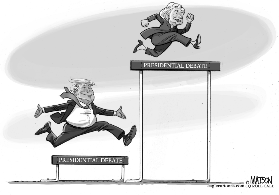 Clinton and Trump Exceed Debate Expectations