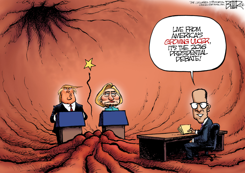  THE FIRST DEBATE by Nate Beeler