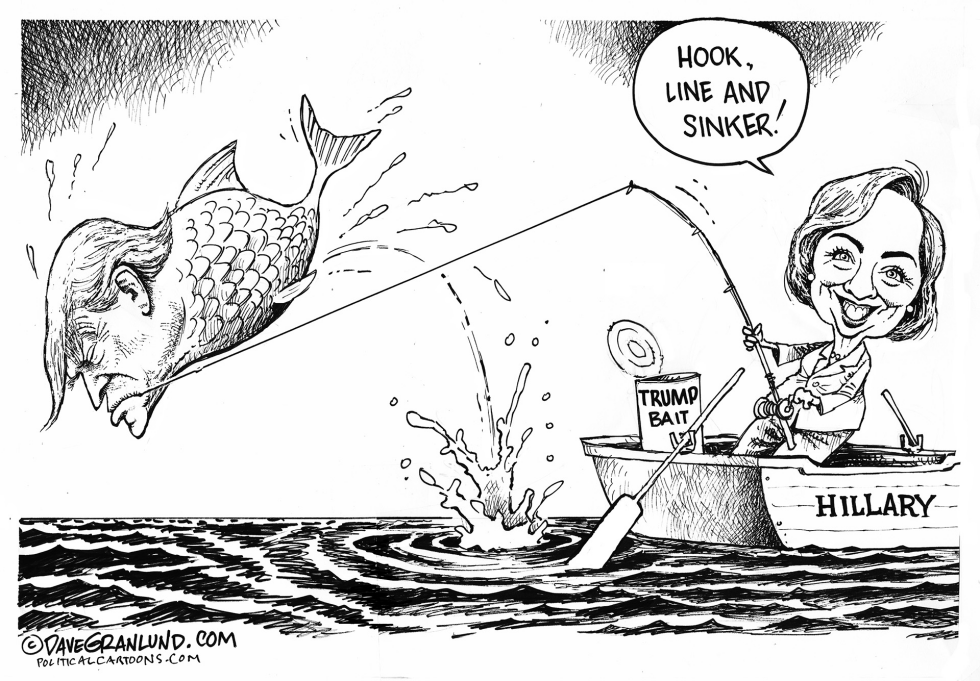 Trump debate bait