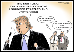 DONALD TRUMP'S MICROPHONE by J.D. Crowe