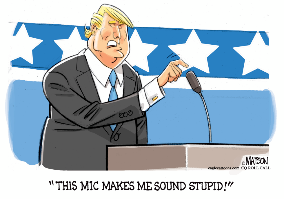 Trump Complains About Stupid Microphone-COLOR