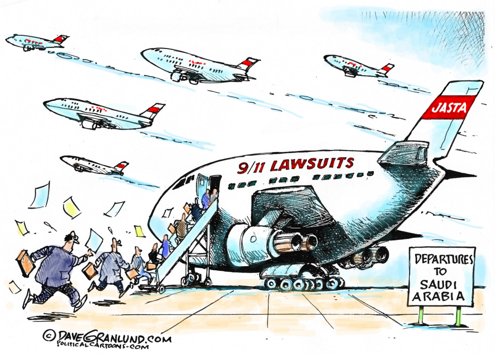9/11 lawsuits vs Saudis COLOR