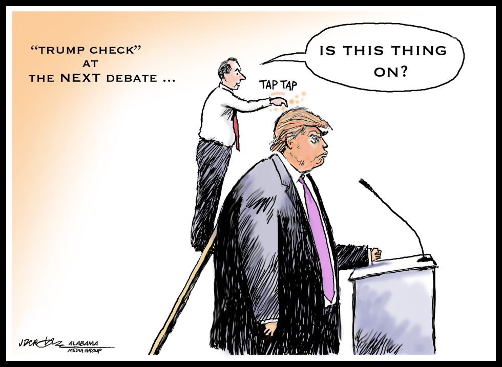 Trump's Bad Microphone The Next Debate