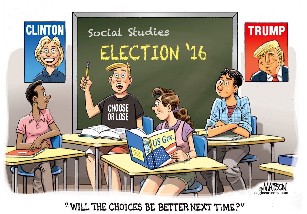 First Time Voters in Social Studies Class-COLOR