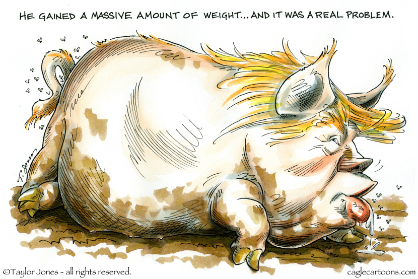 Trump - The other white meat - COLOR
