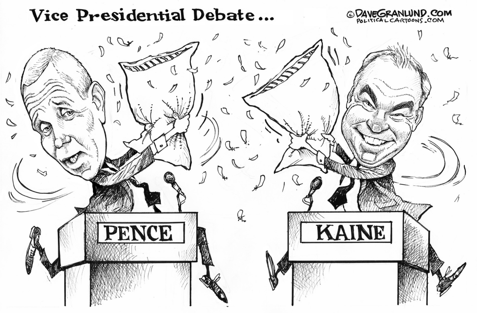 VP debate Pence vs Kaine