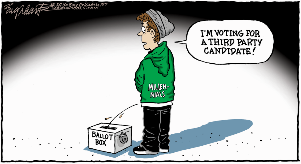  MILLENNIAL VOTERS by Bob Englehart