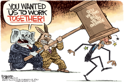 OBAMA VETO OVERRIDE  by Rick McKee