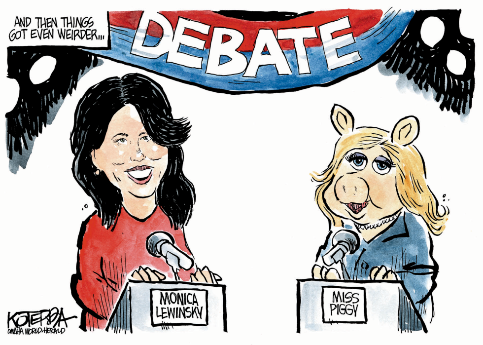  WEIRD DEBATE by Jeff Koterba