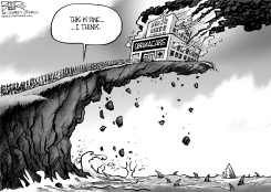 OBAMACARE DISASTER by Nate Beeler
