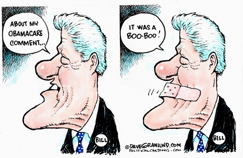 Bill Clinton and Obamacare COLOR