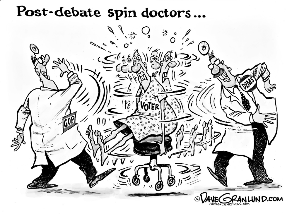 Post debate spin Doctors