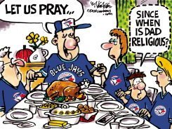 JAYS THANKSGIVING by Steve Nease
