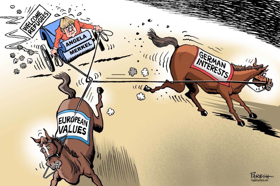  MERKEL’S DILEMMA by Paresh Nath