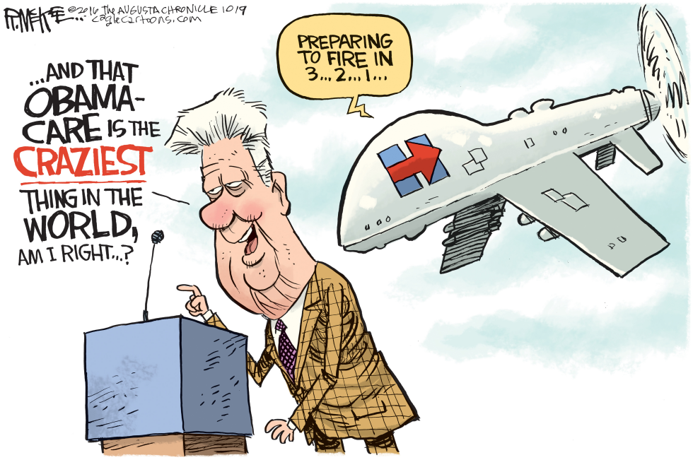 Hillary Drones Bill COLOR