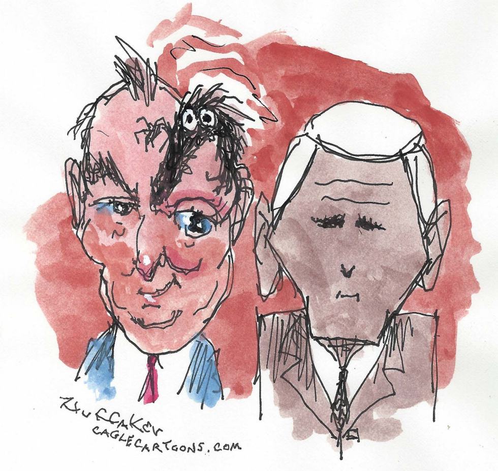 Tim Kaine and Mike Pence