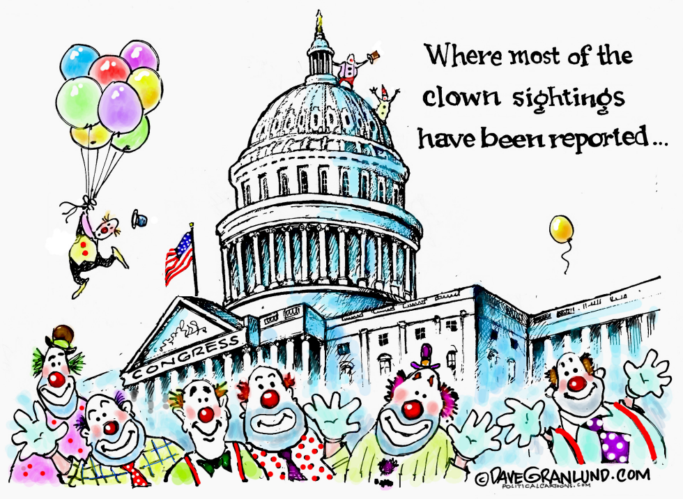 Clown sightings COLOR
