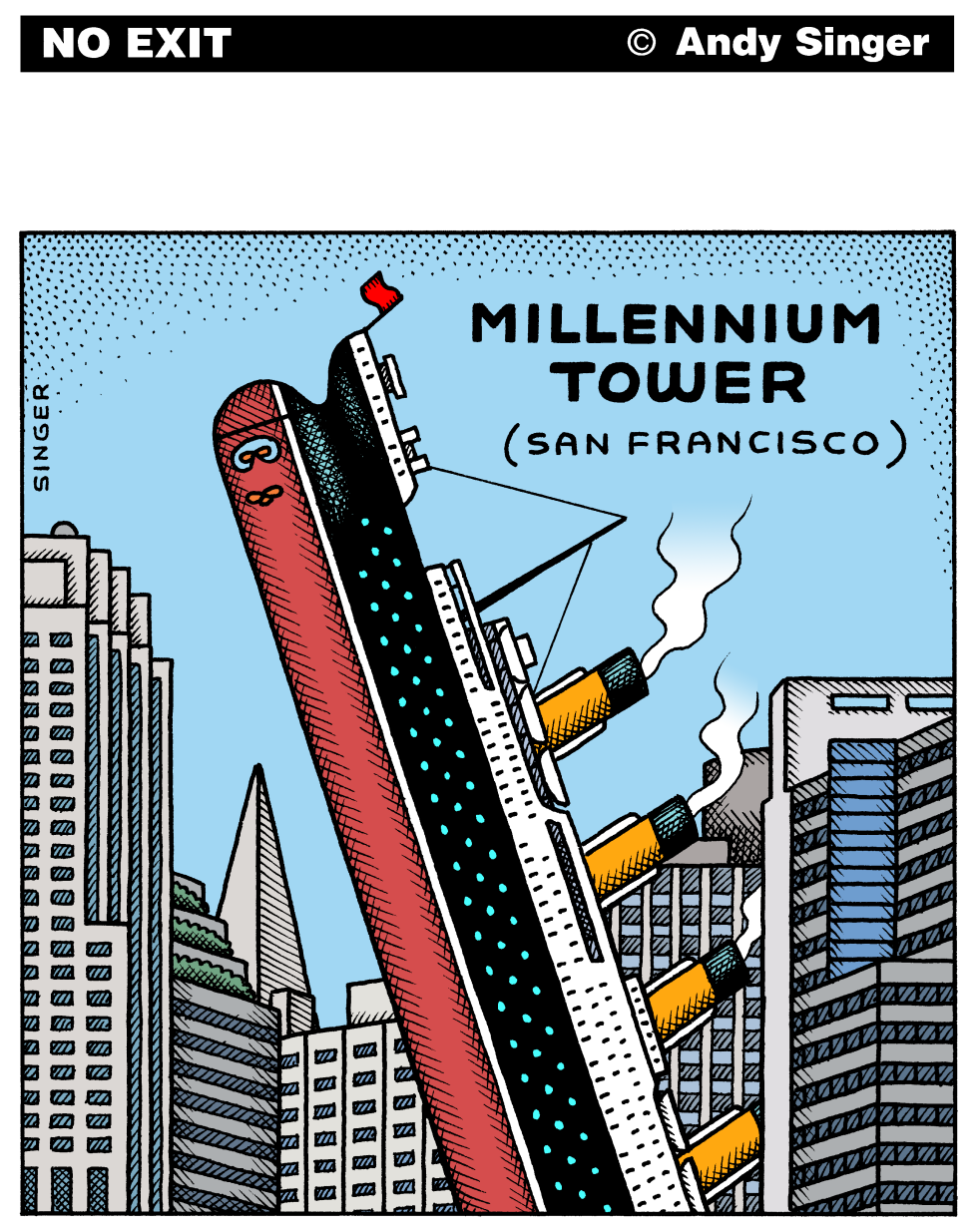 Millennium Tower San Francisco color version