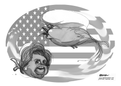 THE BIG FISH BW by Rayma Suprani