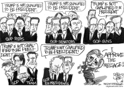GOP ENDORSEMENT  by Pat Bagley