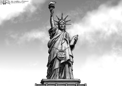 DEFENDING LIBERTY by Nate Beeler